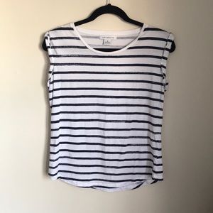 Cotton Sleeveless Striped Top